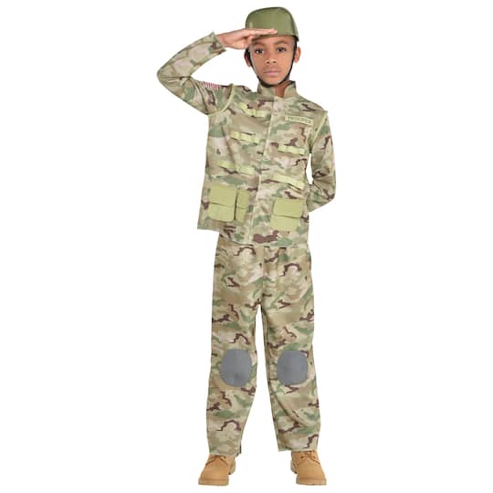Child Combat Soldier Costume